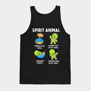 Awkward Turtle Spirit Animal Tank Top